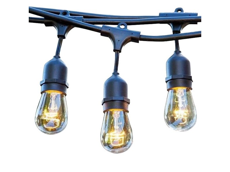 Гирлянда от LED Светлини Lumisky Черен Сив
