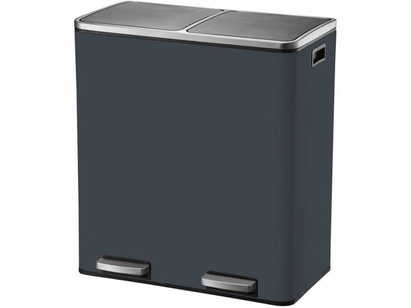 Кошче за боклук Kitchen Move Сив Неръждаема стомана 60 L