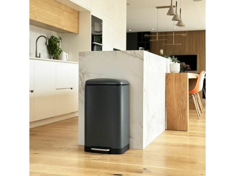 Кошче за боклук Kitchen Move Сив Неръждаема стомана