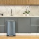 Кошче за боклук Kitchen Move Сив Неръждаема стомана