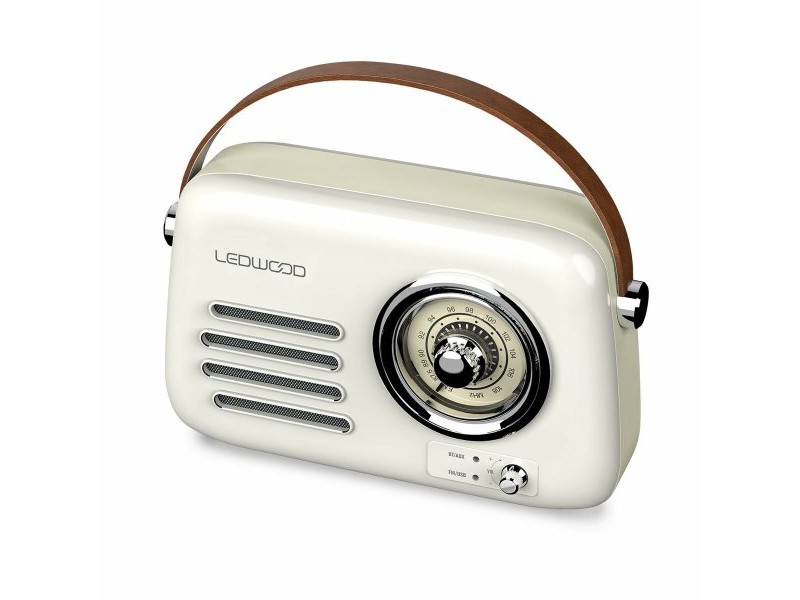 Радио-транзистор Ledwood ALMA WHI Бял 30 W