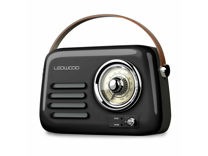 Радио-транзистор Ledwood ALMA NEGRO Черен 30 W