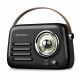 Радио-транзистор Ledwood ALMA NEGRO Черен 30 W