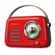Радио-транзистор Ledwood ALMA RED Червен 30 W