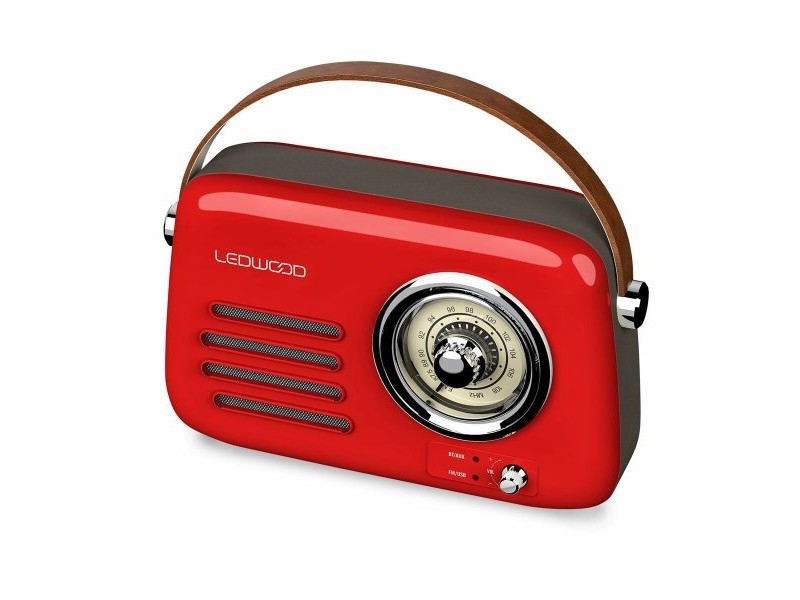 Радио-транзистор Ledwood ALMA RED Червен 30 W