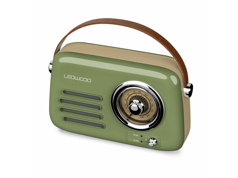 Радио-транзистор Ledwood ALMA GREY Зелен 30 W