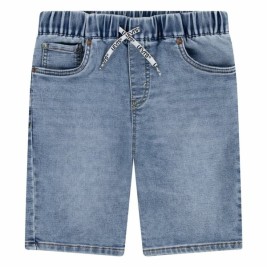 Детски дънки Levi's Lvb Skinny Fit Dobby Син