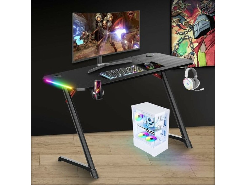 Бюро Gaming Spirit of Gamer Headquarter 250 Черен