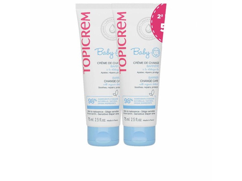 Защитен крем при смяна Topicrem BABY 75 ml 2 броя