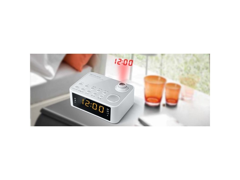 Радио часовник Muse M-178PW