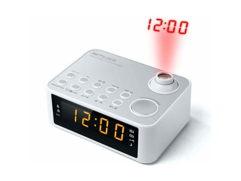 Радио часовник Muse M-178PW