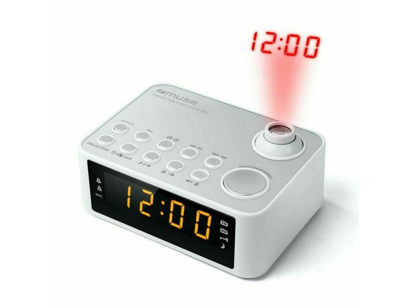 Радио часовник Muse M-178PW