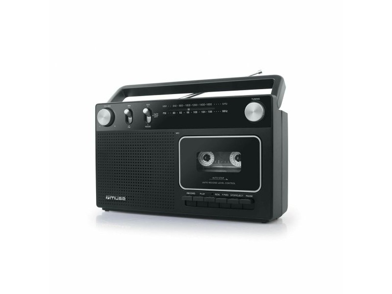 Касетофон Muse M-152 RC Черен