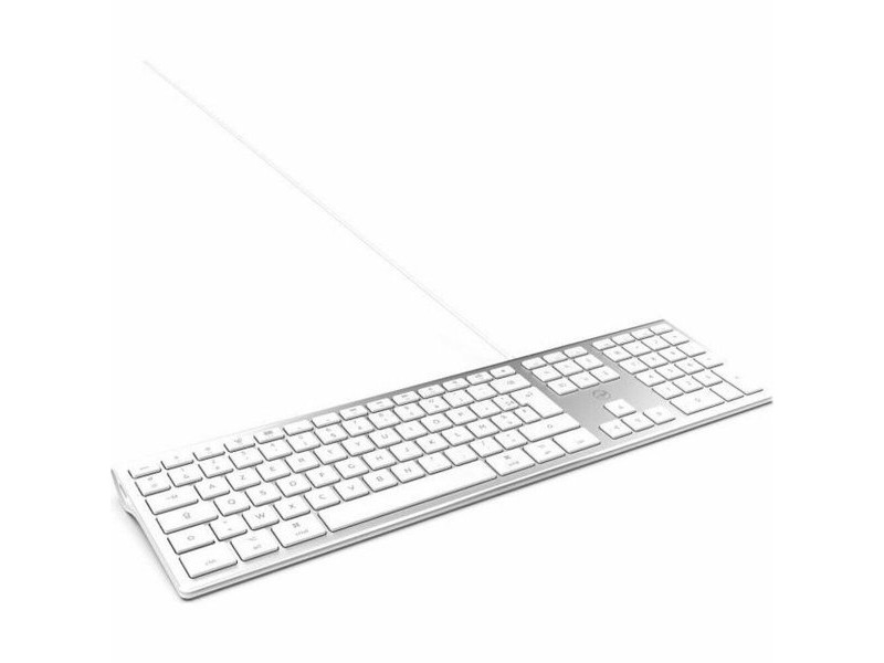 Клавиатура Mobility Lab Бял Сребрист Mac OS AZERTY