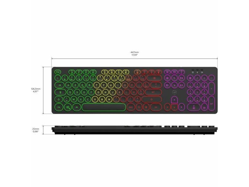 Клавиатура Mobility Lab AZERTY Черен
