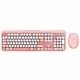 Клавиатура с мишка Mobility Lab Pure Color Rose Azerty френски