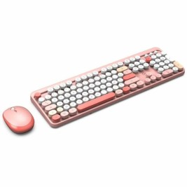 Клавиатура с мишка Mobility Lab Pure Color Rose Azerty френски