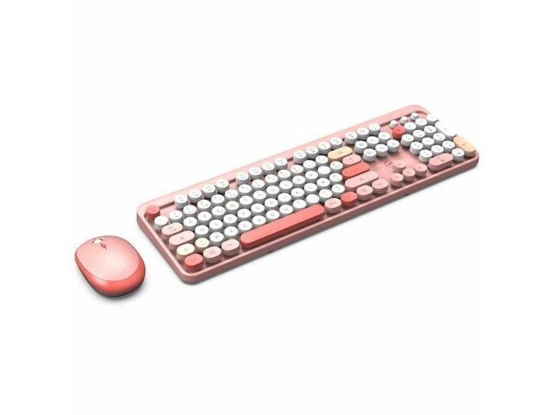 Клавиатура с мишка Mobility Lab Pure Color Rose Azerty френски