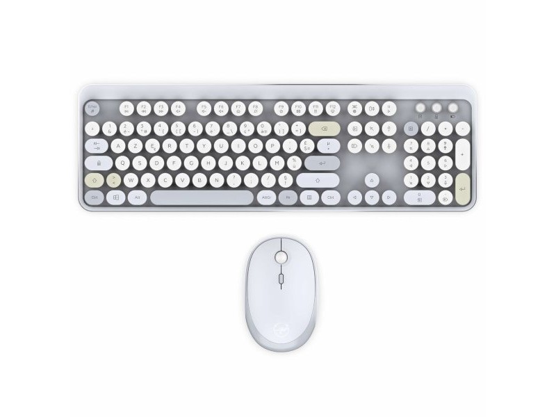 Клавиатура с мишка Mobility Lab Modelo ergonómico Сив AZERTY