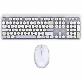 Клавиатура с мишка Mobility Lab Modelo ergonómico Сив AZERTY