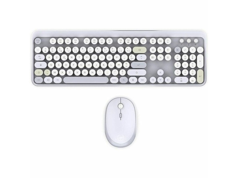 Клавиатура с мишка Mobility Lab Modelo ergonómico Сив AZERTY