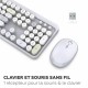 Клавиатура с мишка Mobility Lab Modelo ergonómico Сив AZERTY