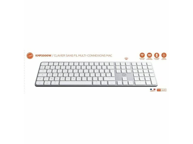 Клавиатура Mobility Lab KMP2000W Бял