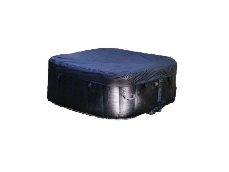 Inflatable Spa Sunspa Квадратек Черен 6 Хора (185 x 185 x 65 cm)