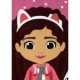 Одеяло Gabby's Dollhouse Многоцветен Животни