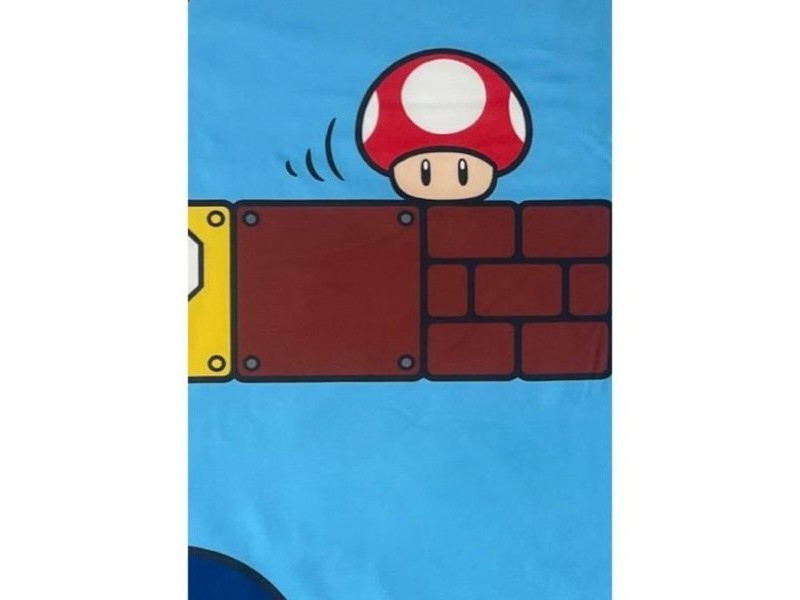 Одеяло Mario Bros 31 x 8 x 31 cm Многоцветен Шотландски картини