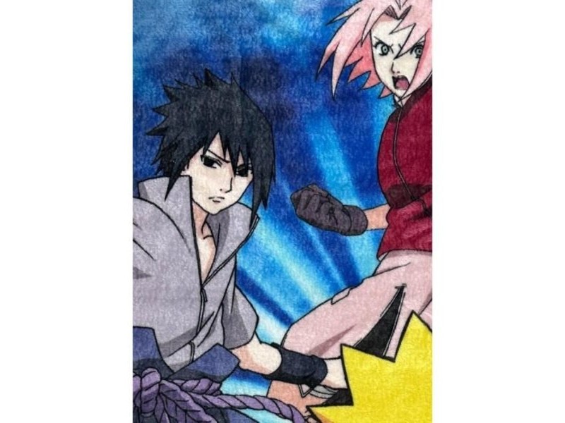 Одеяло Naruto Многоцветен Животни