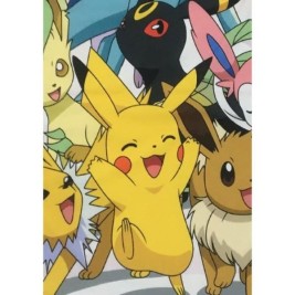 Одеяло Pokémon 26 x 14 x 26 cm Многоцветен Животни