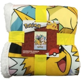 Одеяло Pokémon 26 x 14 x 26 cm Многоцветен Животни