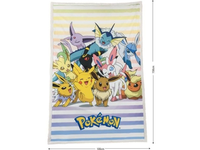 Одеяло Pokémon 26 x 14 x 26 cm Многоцветен Животни