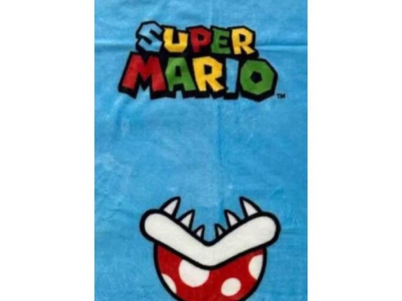 Одеяло Mario Bros 24 x 14 x 26 cm Черен Животни
