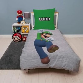 Комплект покривка за завивка Mario Bros 25 x 4 x 30 cm Многоцветен 140 легло 2 Части