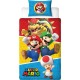 Комплект покривка за завивка Mario Bros 25 x 4 x 30 cm Многоцветен 140 легло 2 Части Комплект покривка за завивка Mario Bros 25 x 4 x 30 cm Многоцветен 140 легло 2 Части