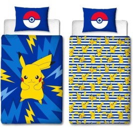 Комплект покривка за завивка Pokémon 25 x 6 x 30 cm Многоцветен 140 легло 2 Части