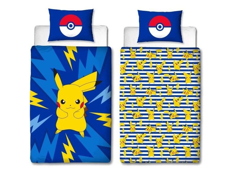 Комплект покривка за завивка Pokémon 25 x 6 x 30 cm Многоцветен 140 легло 2 Части Комплект покривка за завивка Pokémon 25 x 6 x 30 cm Многоцветен 140 легло 2 Части