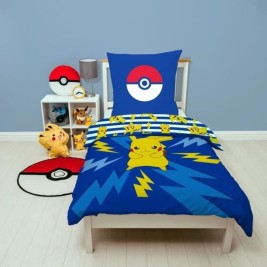 Комплект покривка за завивка Pokémon 25 x 6 x 30 cm Многоцветен 140 легло 2 Части