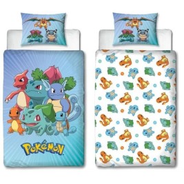 Комплект покривка за завивка Pokémon 25 x 4 x 30 cm Син 140 легло 2 Части