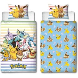 Комплект покривка за завивка Pokémon 25 x 5 x 30 cm Многоцветен 140 легло 2 Части