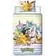 Комплект покривка за завивка Pokémon 25 x 5 x 30 cm Многоцветен 140 легло 2 Части
