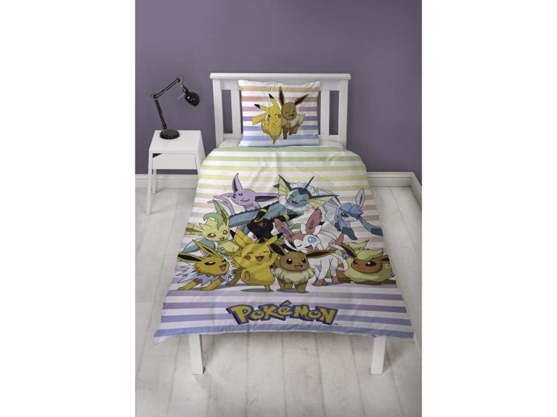 Комплект покривка за завивка Pokémon 25 x 5 x 30 cm Многоцветен 140 легло 2 Части