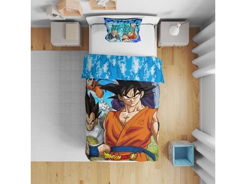 Комплект покривка за завивка Dragon Ball 24 x 4 x 30 cm Многоцветен 140 легло 2 Части