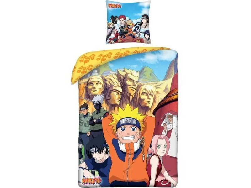Комплект покривка за завивка Naruto Многоцветен 140 легло 2 Части