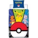 Комплект покривка за завивка Pokémon Жълт Бял Червен 140 легло 2 Части
