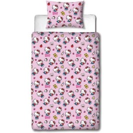 Комплект покривка за завивка Hello Kitty 25 x 5 x 30 cm Розов 140 легло 2 Части