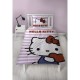 Комплект покривка за завивка Hello Kitty 25 x 5 x 30 cm Розов 140 легло 2 Части Комплект покривка за завивка Hello Kitty 25 x 5 x 30 cm Розов 140 легло 2 Части