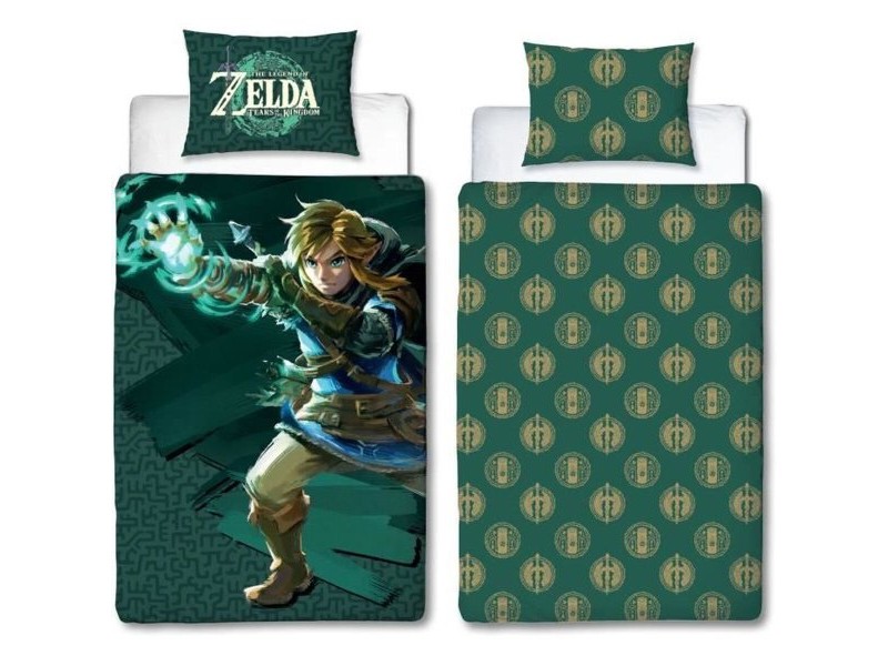 Комплект покривка за завивка The Legend of Zelda 25 x 5 x 30 cm Многоцветен 140 легло 2 Части